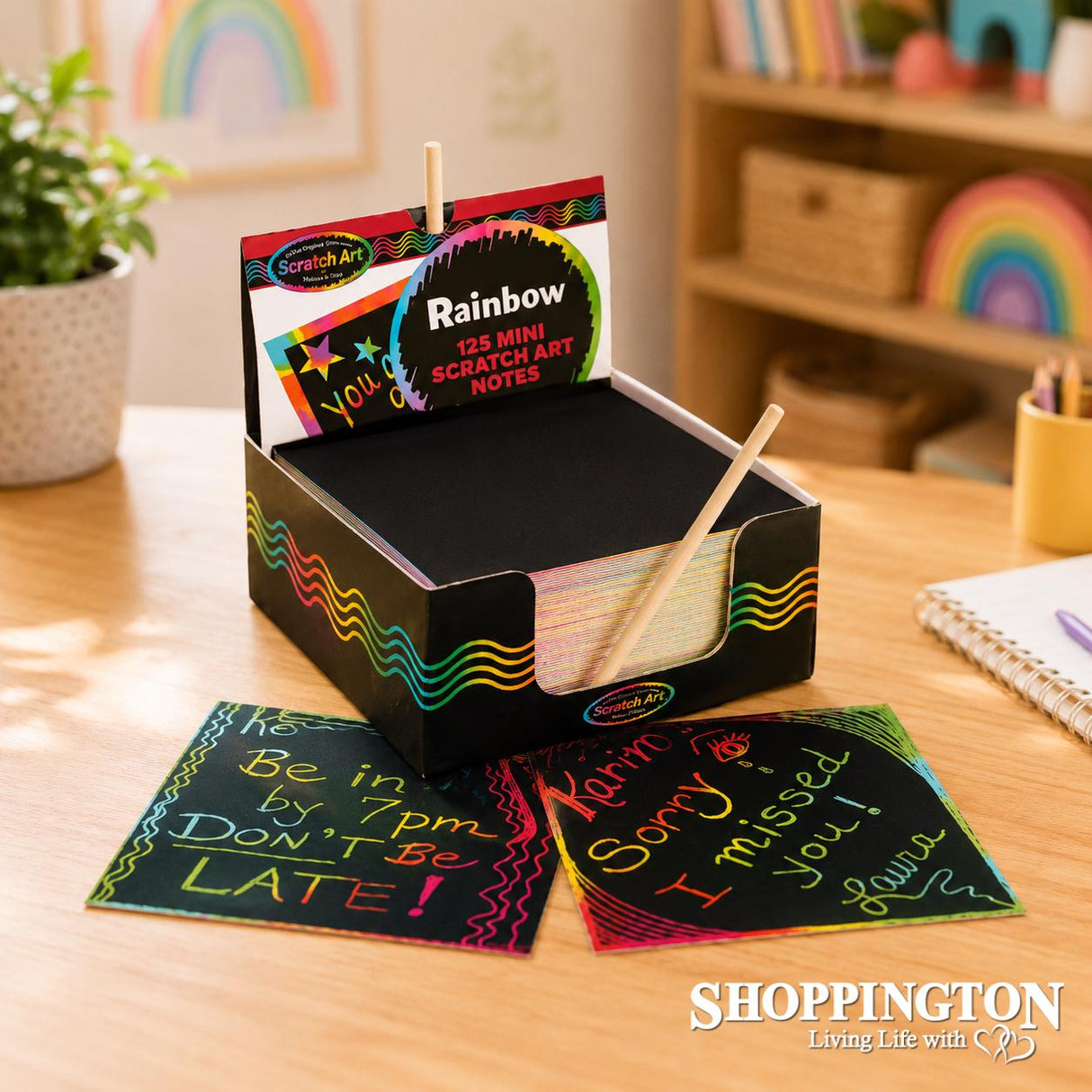 Rainbow Scratch Art (Box of 125 Sheets)