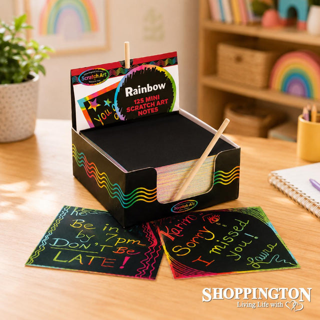 Rainbow Scratch Art (Box of 125 Sheets)