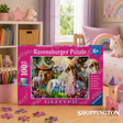 Ravensburger Princess With Unicorn Puz Glitter 100 Pieces