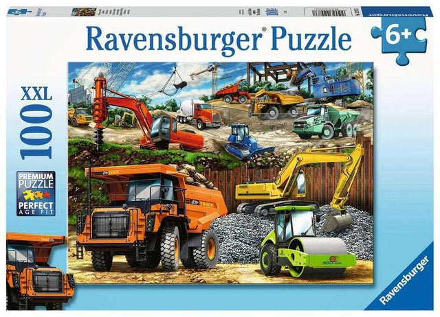 Ravensburger Puzzle - Construction Vehicles 100pce