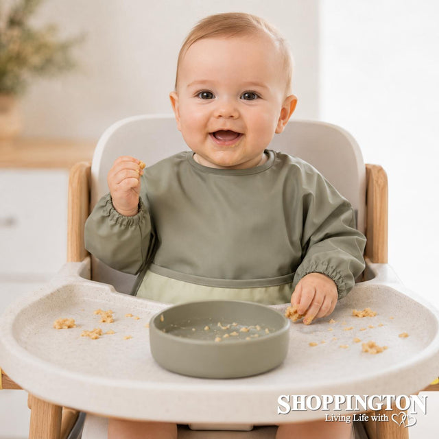 Recycled Long Sleeve Bib - Sage