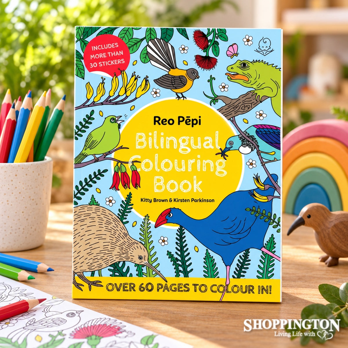 Reo Pepi Bilingual Colouring Book