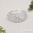 Ring - Adjustable Silver Fern