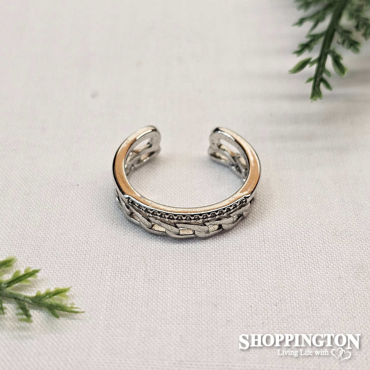 Ring - Silver Chain