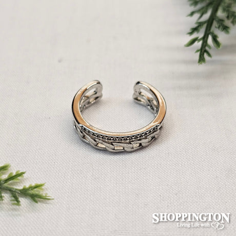 Ring - Silver Chain