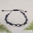 Rose Quartz & Hematite Bead Gemstone Bracelet