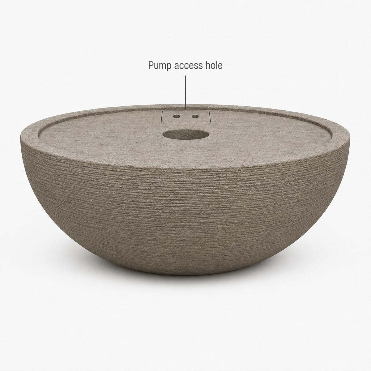 Round Concrete Trough 80cm
