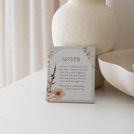 Rustic Meadow Verse - Sister