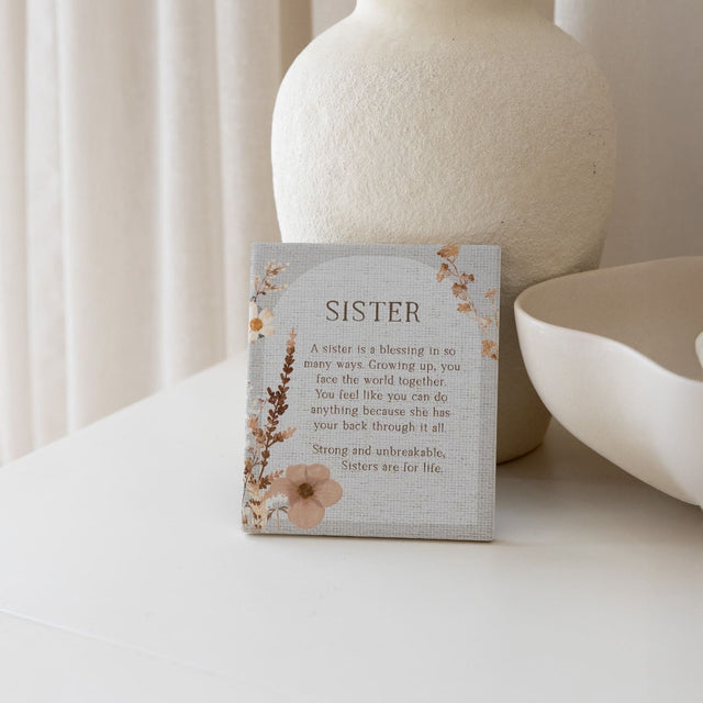Rustic Meadow Verse - Sister