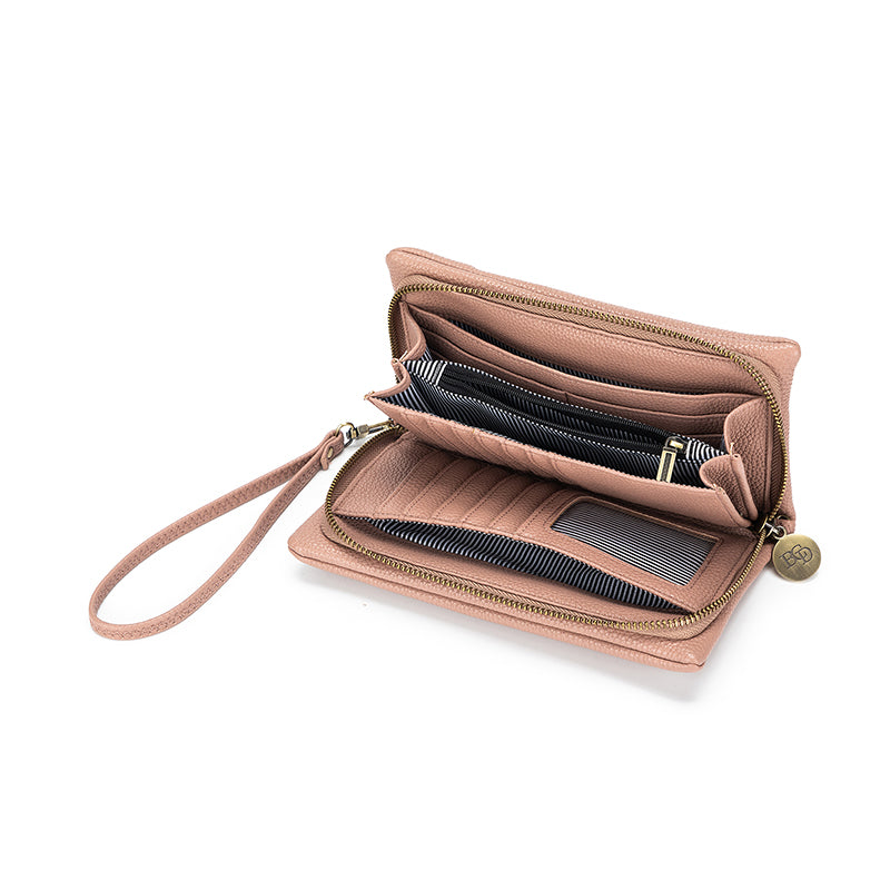 Black Caviar Mavie Wallet - Deep Pink