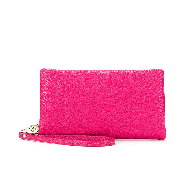 Black Caviar Mavie Wallet - Fuschia