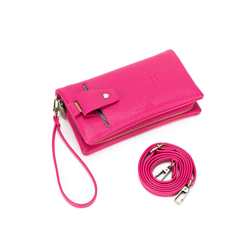 Black Caviar Mavie Wallet - Fuschia