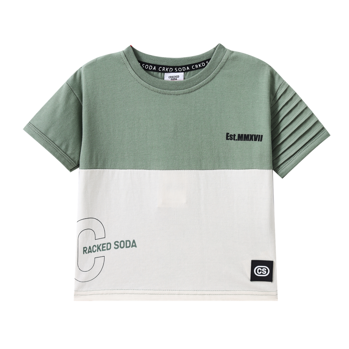 Cracked Soda - Flint Tee Olive