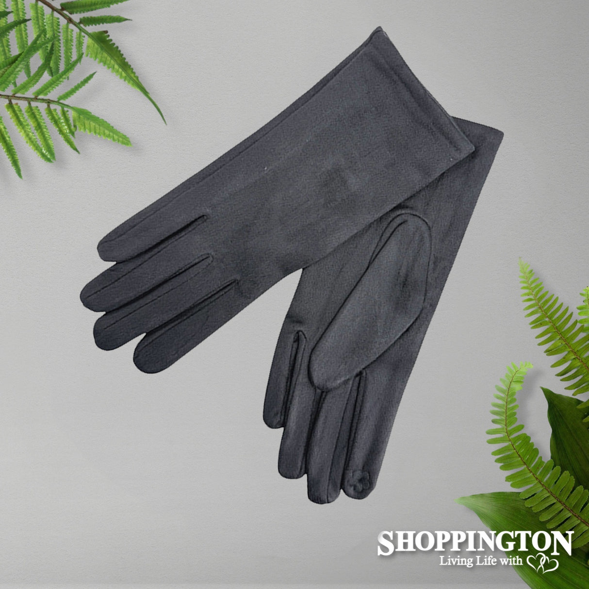 Gloves - Plain Suede - Slate