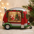 Santa in Caravan Moving Globe