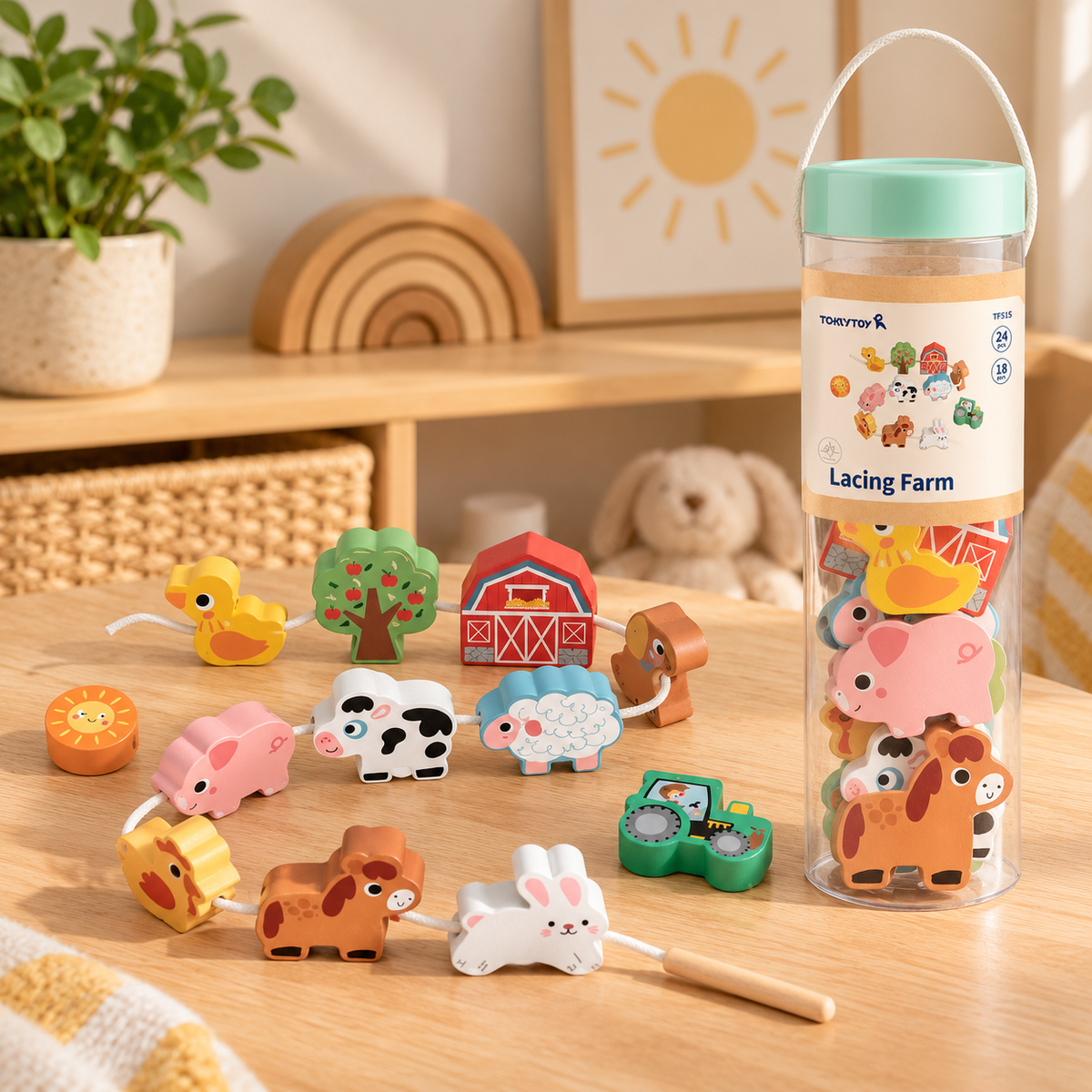 Lacing Farm - Tooky Toy