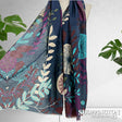 Scarf - Dandelion - Purple & Blue