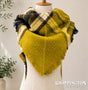 Scarf - Triangle Winter Tartan - Mustard