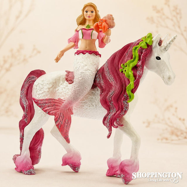 Schleich Bayala Mermaid Feya Riding Unicorn