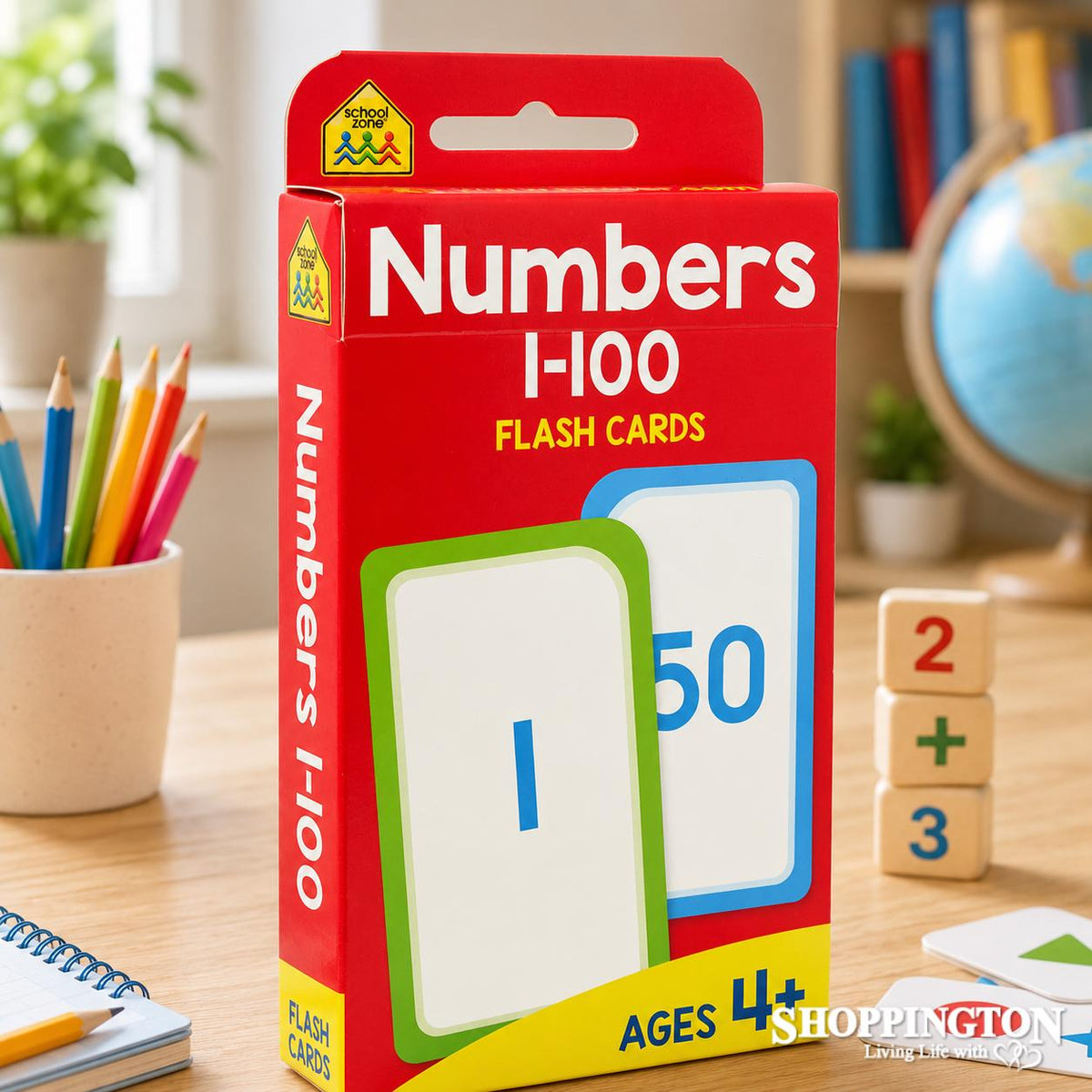 School Zone Flash Cards - Numbers 1-100