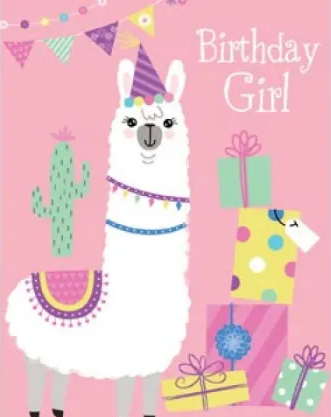Gift Tags - Llame Birthday Girl