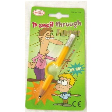 Pencil Through Finger