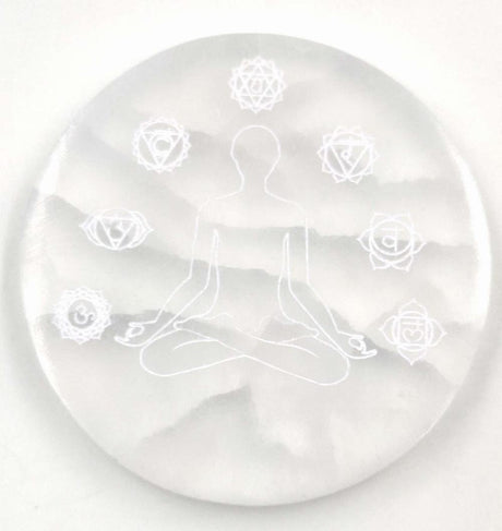 Selenite Chakra Disc