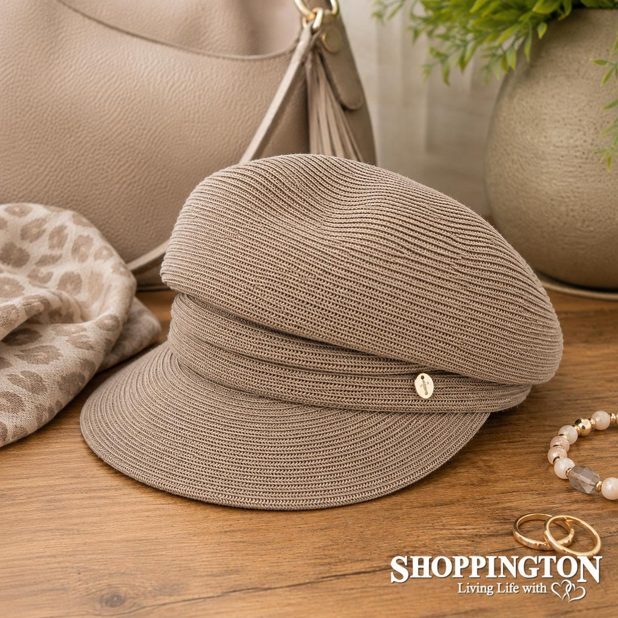 Serena Dress Cap - Mushroom