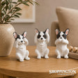 Set of 3 Frenchies - Hear/See/Speak No
