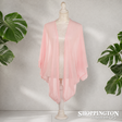 Shrug - Mesh Summer Weight - Pink