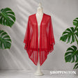Shrug - Mesh Summer Weight - Red
