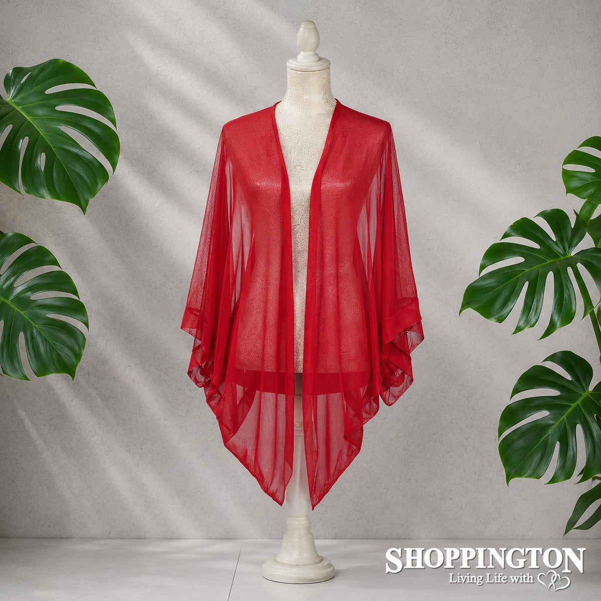 Shrug - Mesh Summer Weight - Red