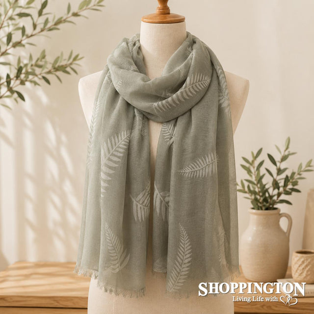 Silver Fern Olive Scarf