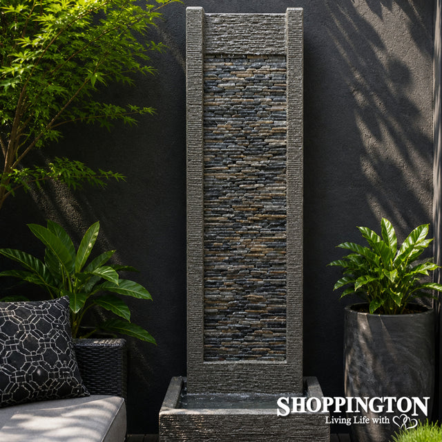 Slate Pillar Water Feature 50cm x 175cm