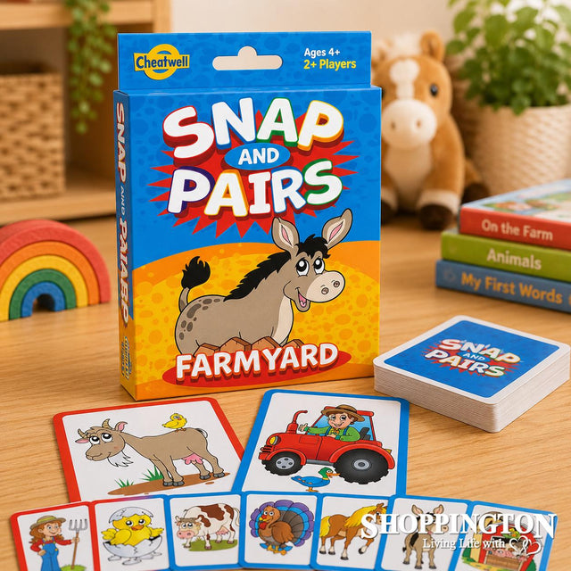 Snap and Pairs Farmyard Card Games