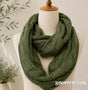 Snood - Olive Cable Knit