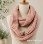 Snood - Pink Fisherman Knit