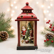Snow Globe Lantern - Santa/Child & Tree