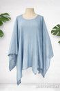 Soft Blue Throw Over - Summer Weight
