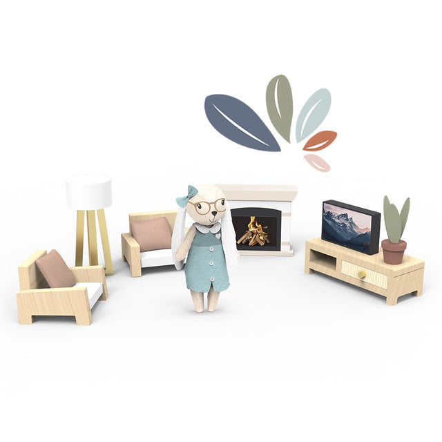 Speedy Monkey Dolls House Furniture - Living Room