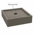 Square Concrete Trough 80cm