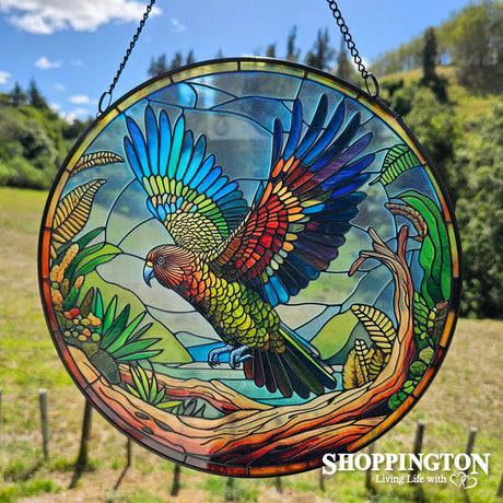 Stained Glass Hanger - Kea