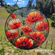 Stained Glass Hanger - Poppie Field