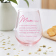 Stemless Wine Glass - Mum