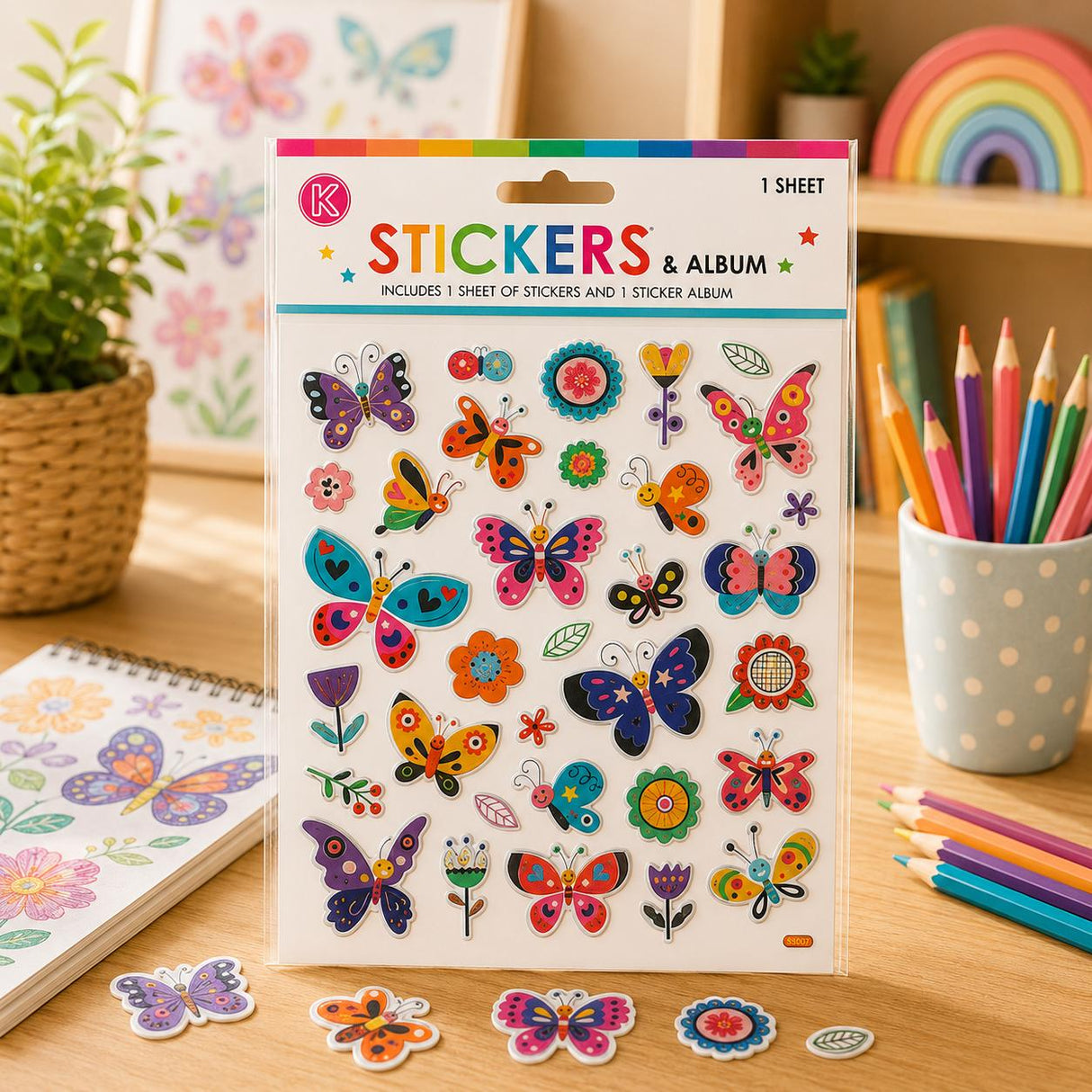 Stickers - Butterfly Brights