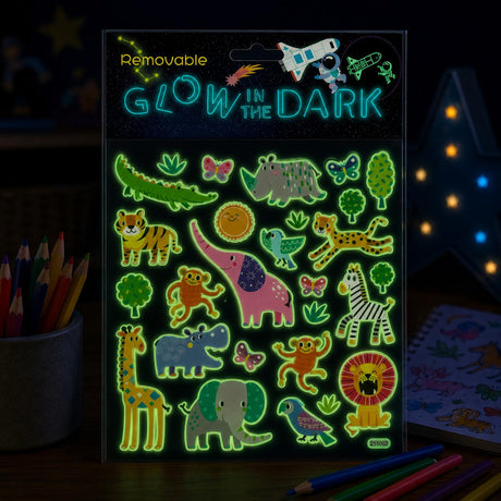 Stickers - Glow In The Dark Animals