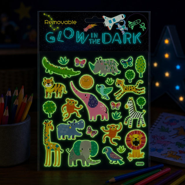 Stickers - Glow In The Dark Animals