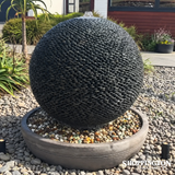 Stone Ball Water Feature 145cm incl. trough
