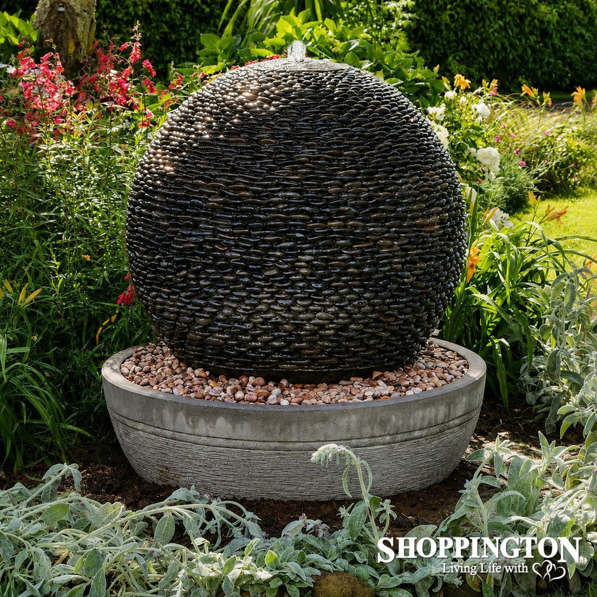 Stone Ball Water Feature 90cm