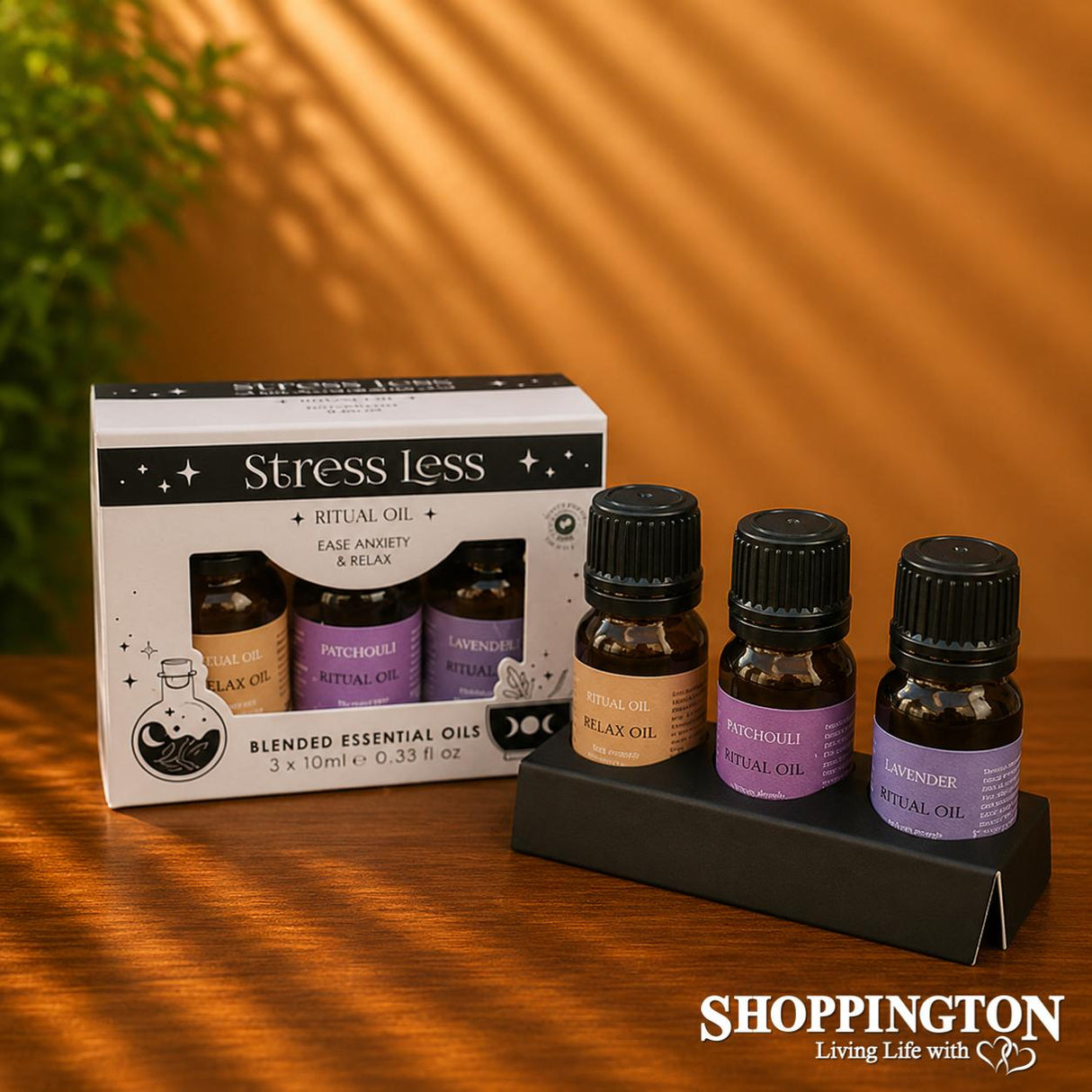 Stress Less Blended Essential Oils - Set of 3